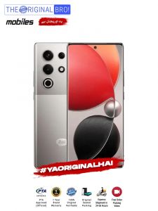 Itel S25 Ultra - 8GB RAM - 256GB Storage - PTA Approved - 12 Months Warranty - Grey - The Original Bro Mobiles - TOB33